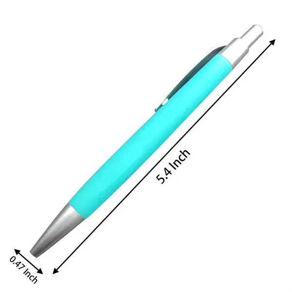 Colored Rubberized Sleek Ballpoint Pens - Colored Rubberized Sleek Ballpoint Pens - Image 2 of 7