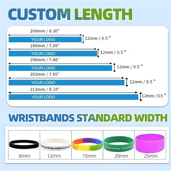 Custom Silicone Bracelet - Custom Silicone Bracelet - Image 4 of 21
