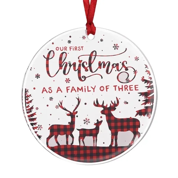 Custom Acrylic UV Printed Ornaments - Custom Acrylic UV Printed Ornaments - Image 2 of 5