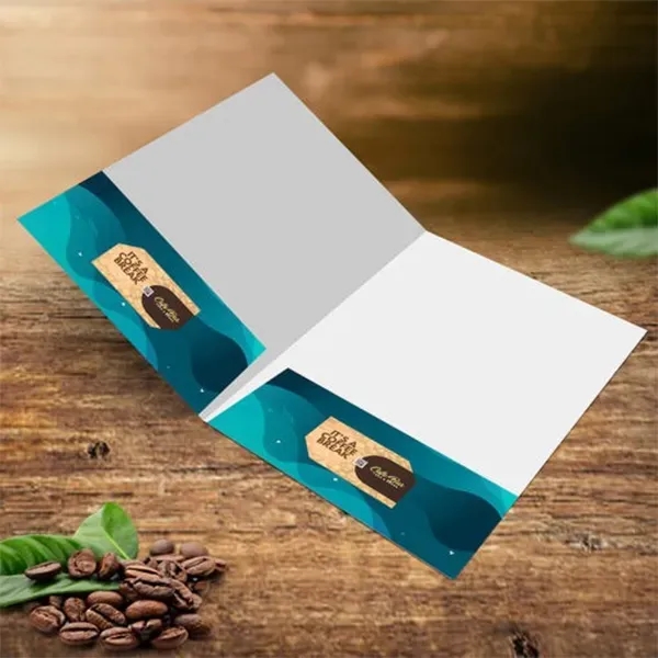 Velvet Soft Touch Presentation Folders - Velvet Soft Touch Presentation Folders - Image 4 of 8