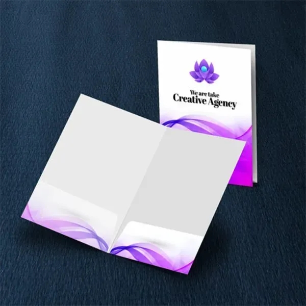 Velvet Soft Touch Presentation Folders - Velvet Soft Touch Presentation Folders - Image 5 of 8