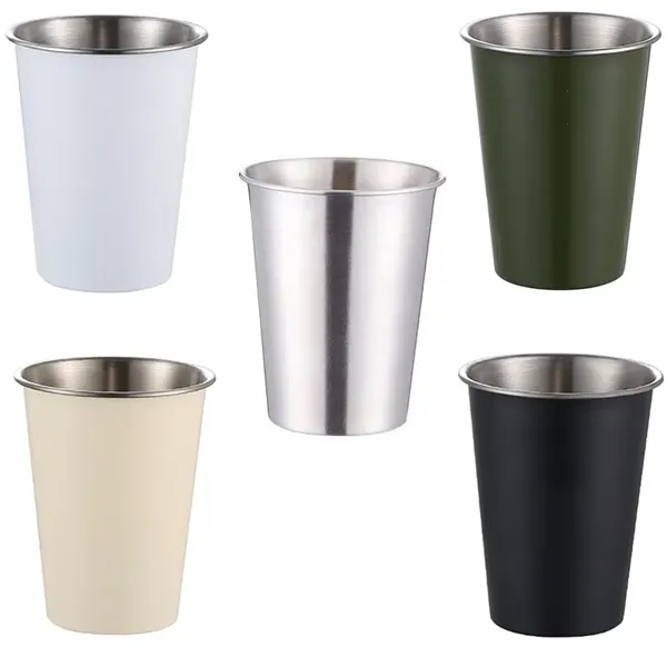 12oz Stainless Steel Shot Glasses Restaurant Barware Gift - 12oz Stainless Steel Shot Glasses Restaurant Barware Gift - Image 0 of 3