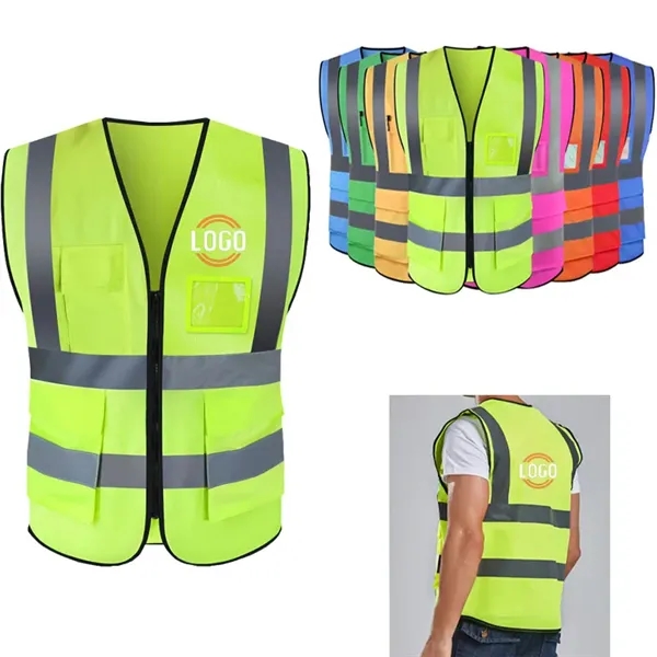 Reflective work Construction Safety Vest - Reflective work Construction Safety Vest - Image 0 of 3