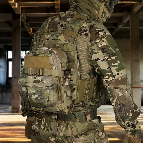 Mini Tactical Hydration Pack Vest Backpack - Mini Tactical Hydration Pack Vest Backpack - Image 9 of 16