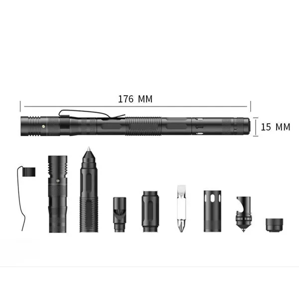 9 IN 1 Tactical Pen - 9 IN 1 Tactical Pen - Image 2 of 4