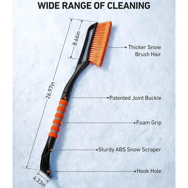 2 in 1 Detachable Ice Scraper And Snow Brush - 2 in 1 Detachable Ice Scraper And Snow Brush - Image 4 of 4