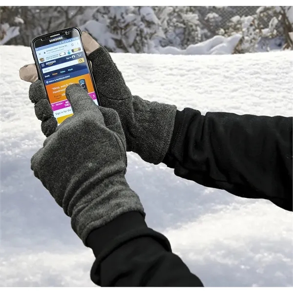 Fleece Touchscreen Gloves - Fleece Touchscreen Gloves - Image 3 of 5