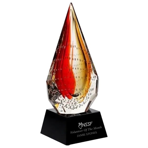 The Red Flare Art Glass Award - The Red Flare Art Glass Award - Image 0 of 1