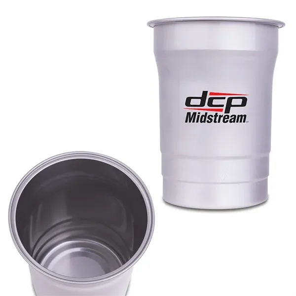 Recycled Aluminum Stadium Party Cup 21oz. - Recycled Aluminum Stadium Party Cup 21oz. - Image 0 of 4