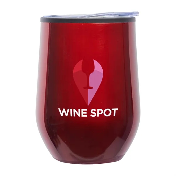 12 oz. Divvy Stainless Steel Stemless Wine Glass - 12 oz. Divvy Stainless Steel Stemless Wine Glass - Image 6 of 8