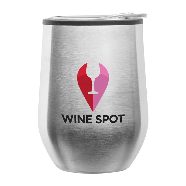 12 oz. Divvy Stainless Steel Stemless Wine Glass - 12 oz. Divvy Stainless Steel Stemless Wine Glass - Image 8 of 8