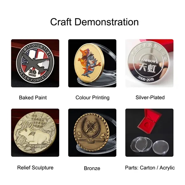 Custom Baking Paint Metal Coins - Custom Baking Paint Metal Coins - Image 1 of 3