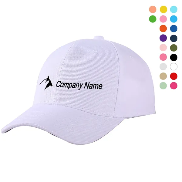 Customizable Cap Sports Baseball Hat - Customizable Cap Sports Baseball Hat - Image 0 of 6