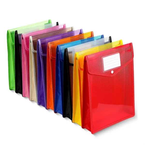 A4 Plastic Document Wallets - A4 Plastic Document Wallets - Image 1 of 4
