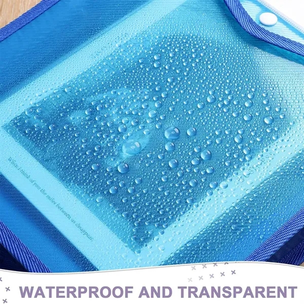 A4 Plastic Document Wallets - A4 Plastic Document Wallets - Image 2 of 4