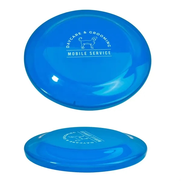 Transparent Flying Disc (1 Color Imprint) - Transparent Flying Disc (1 Color Imprint) - Image 1 of 3