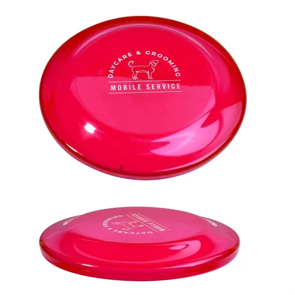 Transparent Flying Disc (1 Color Imprint) - Transparent Flying Disc (1 Color Imprint) - Image 3 of 3