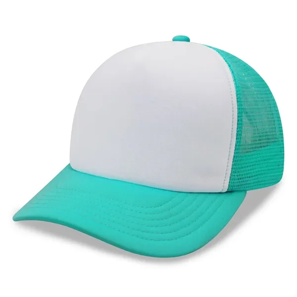 Foam Trucker Cap, 5 Panels,  Mesh Back, Snapback - Foam Trucker Cap, 5 Panels,  Mesh Back, Snapback - Image 44 of 47