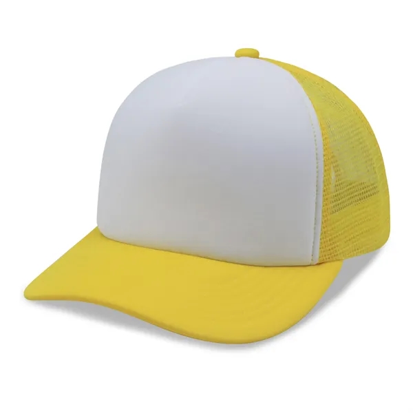 Foam Trucker Cap, 5 Panels,  Mesh Back, Snapback - Foam Trucker Cap, 5 Panels,  Mesh Back, Snapback - Image 46 of 47