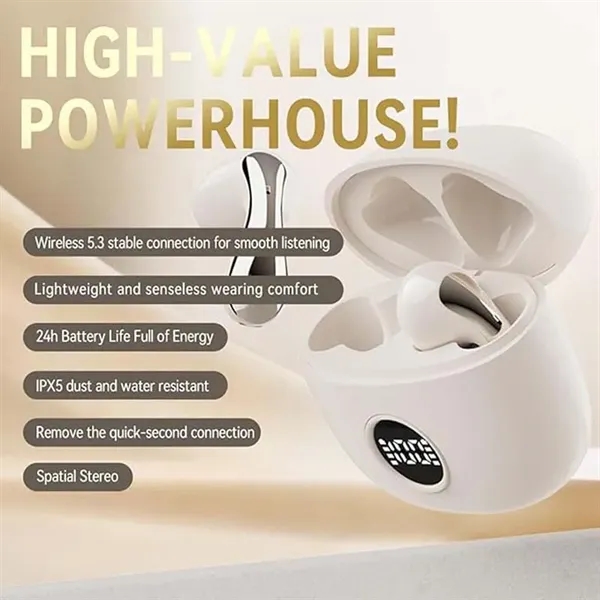 True Wireless Bluetooth Earbuds with Charging Case - True Wireless Bluetooth Earbuds with Charging Case - Image 3 of 8