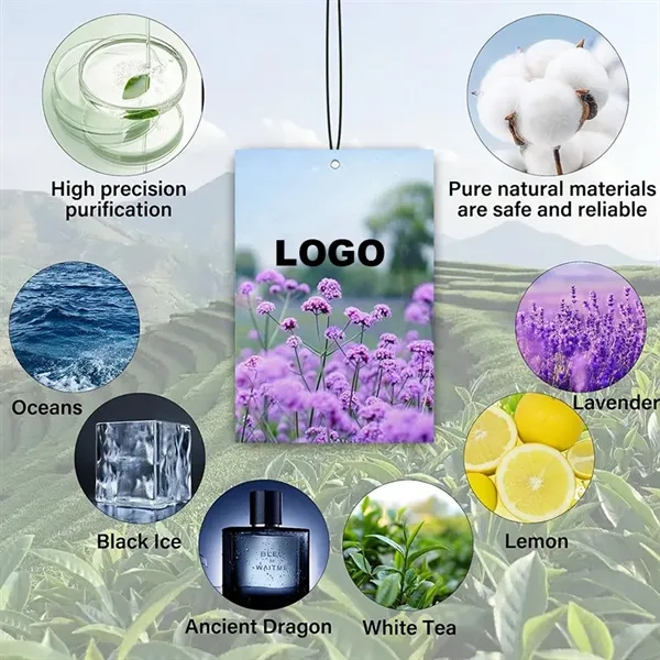 Custom Shapes Hanging Paper Home Car Air Fresheners - Custom Shapes Hanging Paper Home Car Air Fresheners - Image 3 of 3