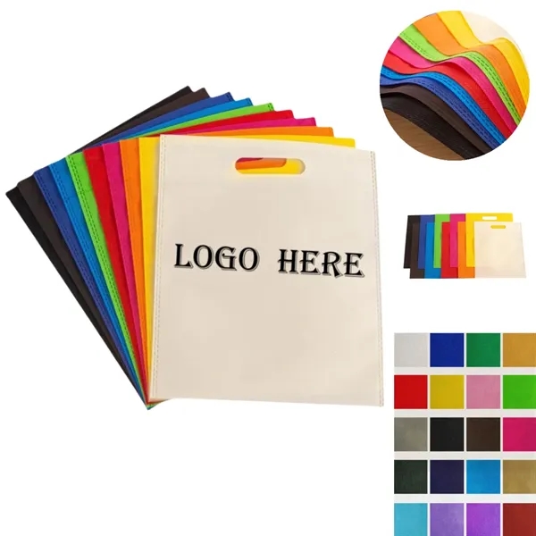 Die Cut Handle Non-Woven Shopping Bag - Die Cut Handle Non-Woven Shopping Bag - Image 0 of 1