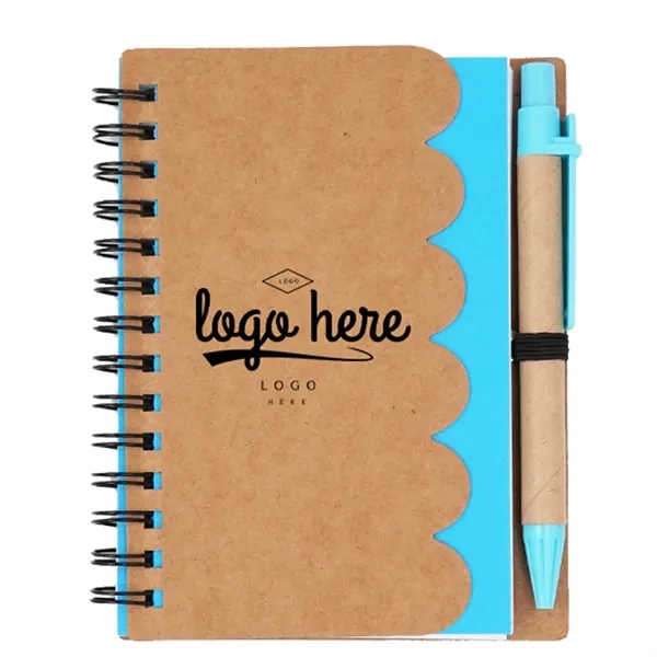 Paper Wavy Stripe Pen Notebook - Paper Wavy Stripe Pen Notebook - Image 1 of 5