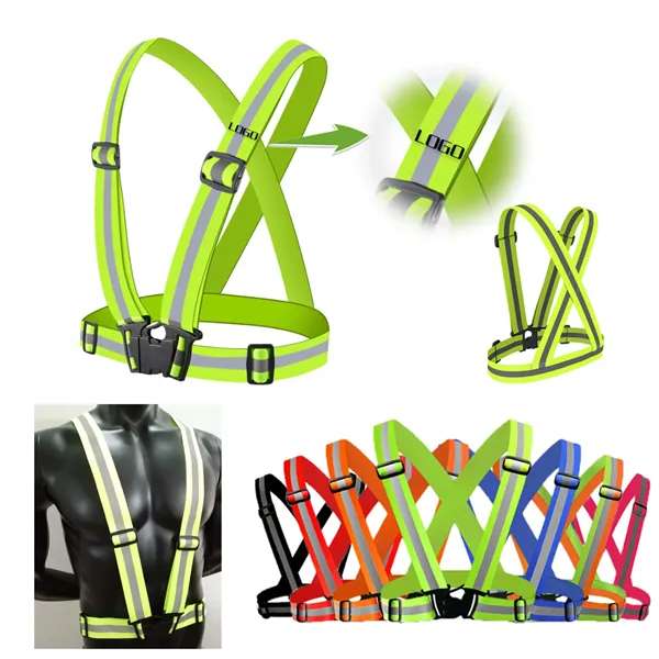 Adjustable Reflective Strap Safety Vest - Adjustable Reflective Strap Safety Vest - Image 0 of 0