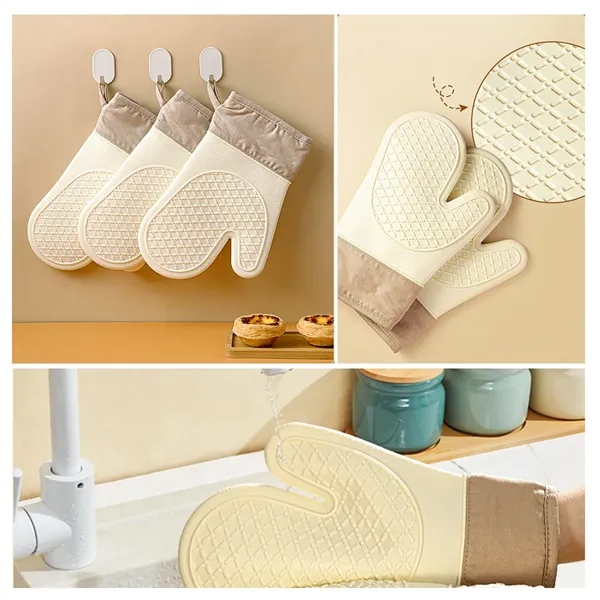 Microwave Silicone Anti-heat Gloves - Microwave Silicone Anti-heat Gloves - Image 1 of 2