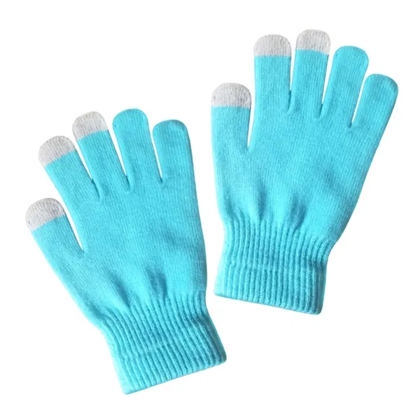 Warm Knitted Touchscreen Gloves - Warm Knitted Touchscreen Gloves - Image 2 of 4