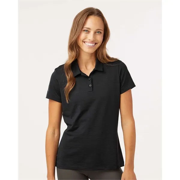 Adidas Women's Textured Stripe Polo - Adidas Women's Textured Stripe Polo - Image 0 of 17