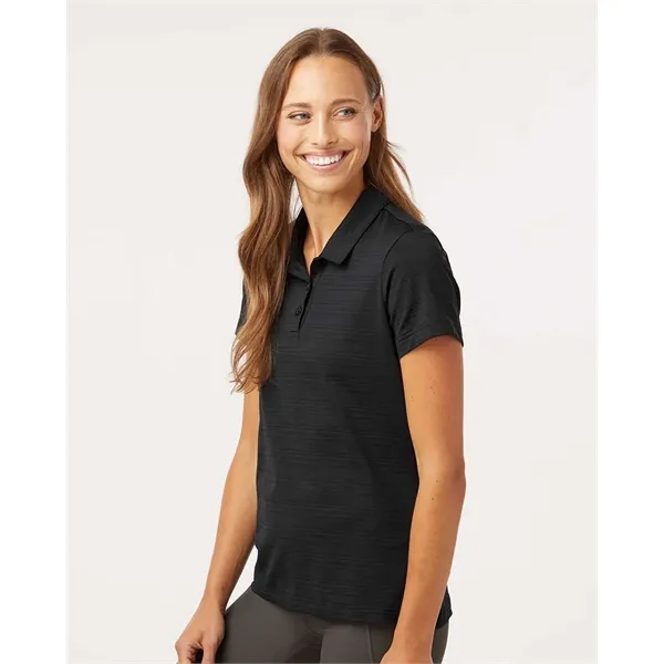 Adidas Women's Textured Stripe Polo - Adidas Women's Textured Stripe Polo - Image 5 of 17