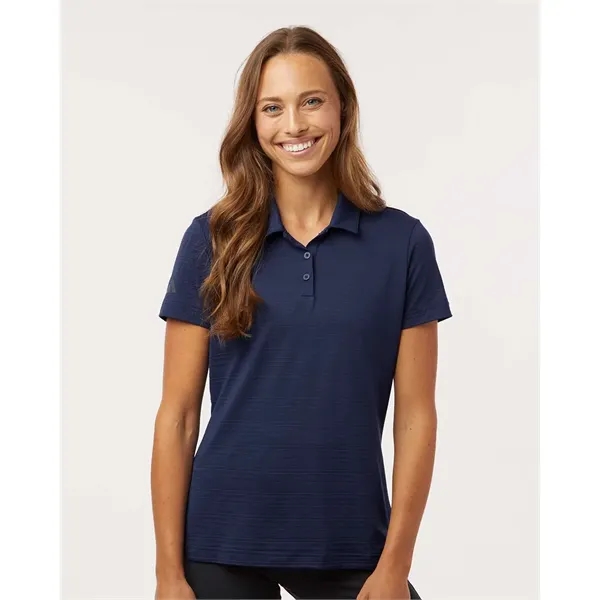 Adidas Women's Textured Stripe Polo - Adidas Women's Textured Stripe Polo - Image 10 of 17