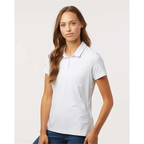 Adidas Women's Textured Stripe Polo - Adidas Women's Textured Stripe Polo - Image 17 of 17