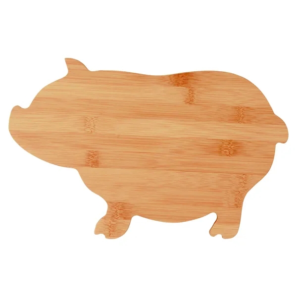 Bamboo Pig-Shaped Cutting Board - Bamboo Pig-Shaped Cutting Board - Image 1 of 2