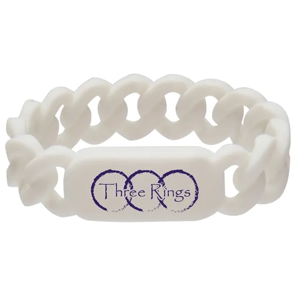 Silicone Link Wristband - Silicone Link Wristband - Image 2 of 11
