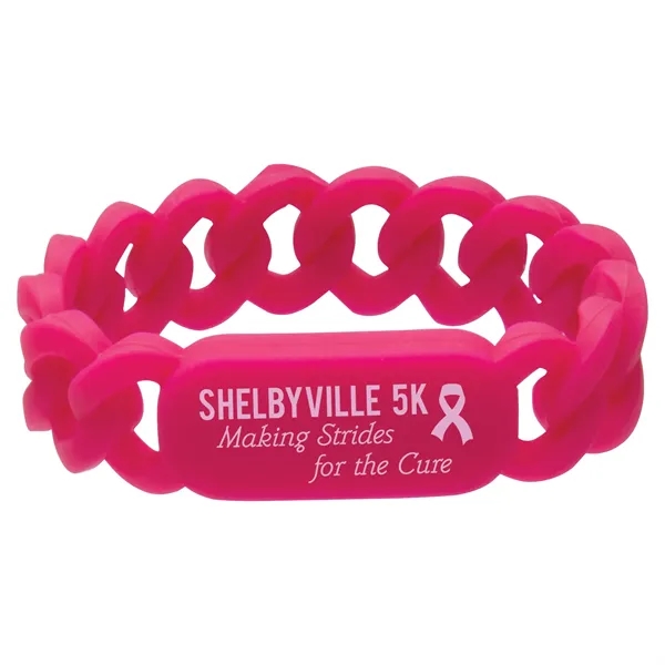 Silicone Link Wristband - Silicone Link Wristband - Image 5 of 11