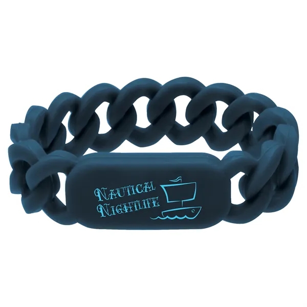 Silicone Link Wristband - Silicone Link Wristband - Image 7 of 11