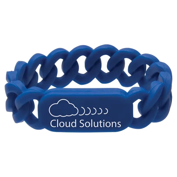 Silicone Link Wristband - Silicone Link Wristband - Image 10 of 11