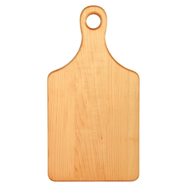 13 1/2" x 7" Maple Paddle Shaped Cutting Board - 13 1/2" x 7" Maple Paddle Shaped Cutting Board - Image 1 of 2