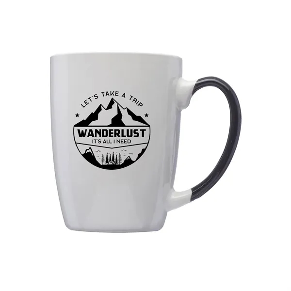 12 oz. Two Tone Ceramic Mug (1 Color Imprint) - 12 oz. Two Tone Ceramic Mug (1 Color Imprint) - Image 1 of 7