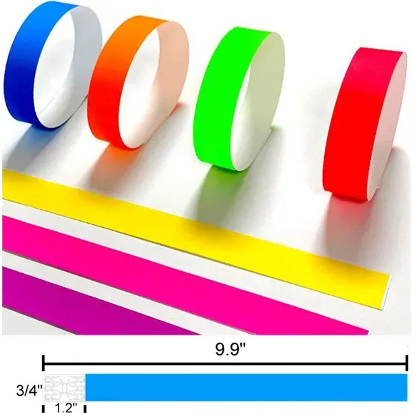 Custom Disposable paper wristbands - Custom Disposable paper wristbands - Image 1 of 3