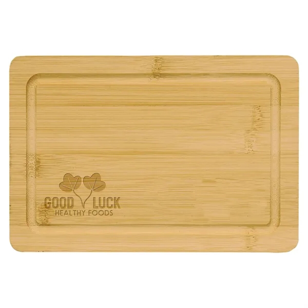9" x 6" Bamboo Cutting Board with Juice Groove - 9" x 6" Bamboo Cutting Board with Juice Groove - Image 0 of 2