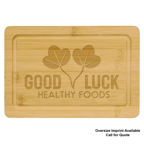 9" x 6" Bamboo Cutting Board with Juice Groove - 9" x 6" Bamboo Cutting Board with Juice Groove - Image 2 of 2