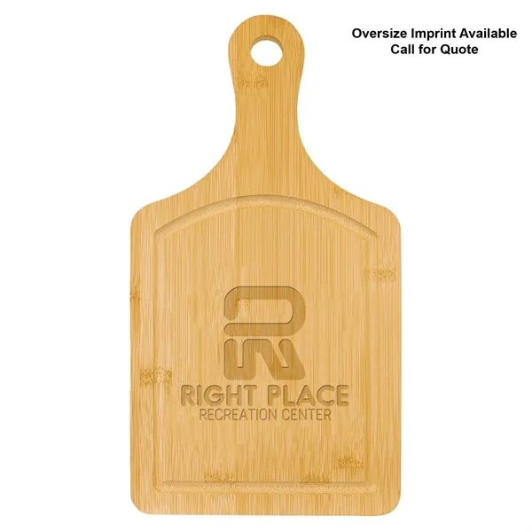 13 1/2" x 7" Paddle Cutting Board with Juice Groove - 13 1/2" x 7" Paddle Cutting Board with Juice Groove - Image 2 of 2