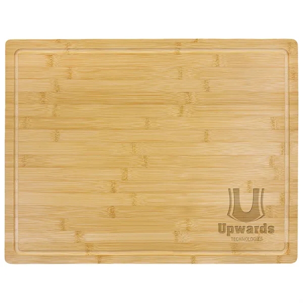 19 3/4" x 15" Bamboo Cutting Board with Juice Groove - 19 3/4" x 15" Bamboo Cutting Board with Juice Groove - Image 0 of 2