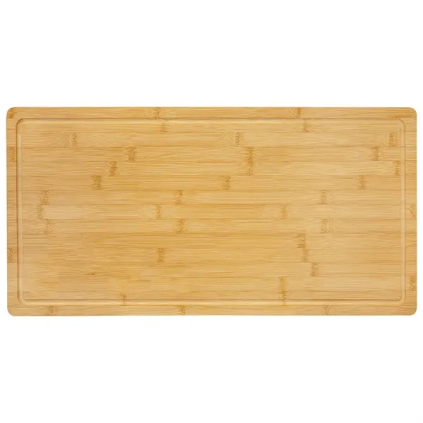 23 3/4" x 12" Bamboo Cutting Board with Juice Groove - 23 3/4" x 12" Bamboo Cutting Board with Juice Groove - Image 1 of 2