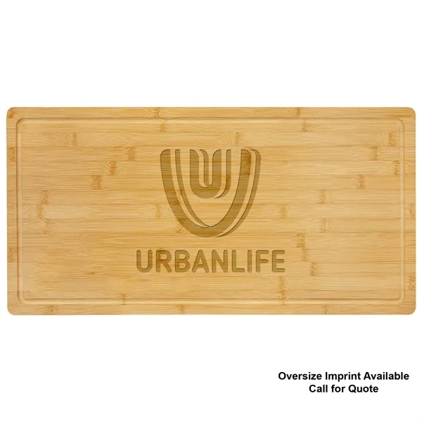 23 3/4" x 12" Bamboo Cutting Board with Juice Groove - 23 3/4" x 12" Bamboo Cutting Board with Juice Groove - Image 2 of 2