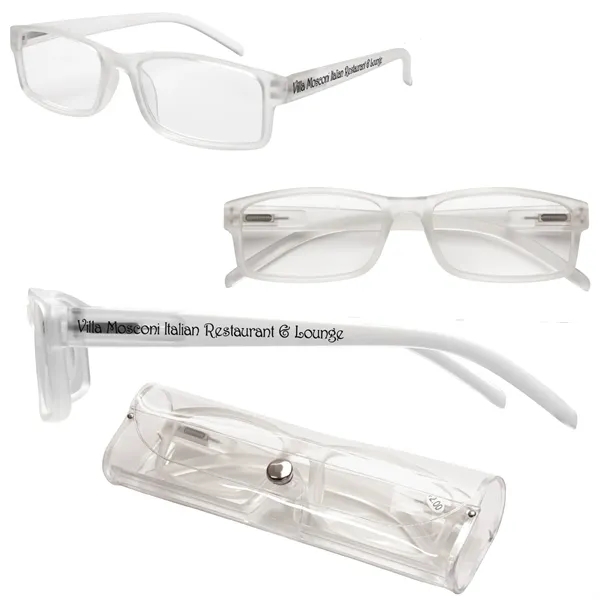 Soft Finish Reading Glasses with Matching Case - Soft Finish Reading Glasses with Matching Case - Image 3 of 4