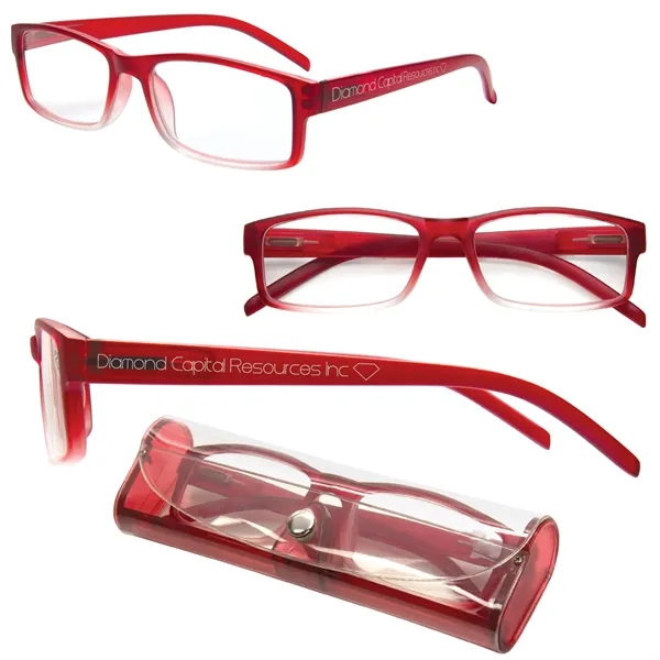 Soft Finish Reading Glasses with Matching Case - Soft Finish Reading Glasses with Matching Case - Image 4 of 4